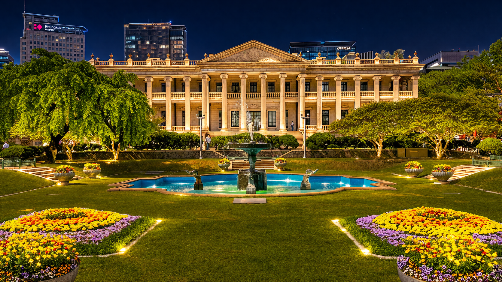 덕수궁 밤의 석조전